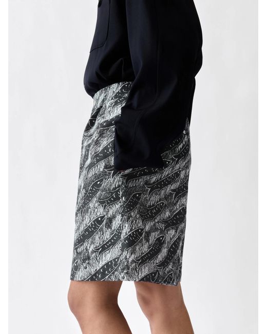 Jacquemus Gray Elastic Waist Shorts for men