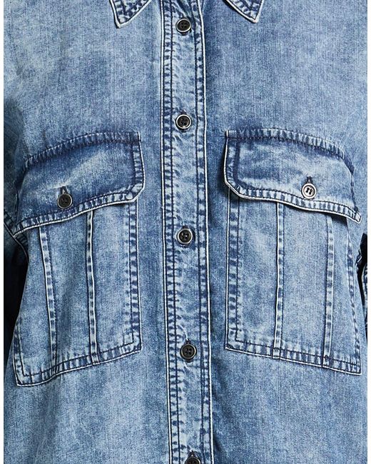 Isabel Marant Blue Long-Sleeve Denim Dress