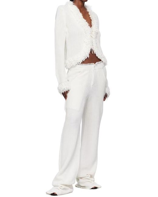 AYA MUSE White Mello Trousers