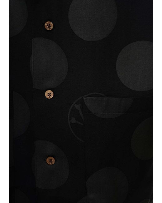 Mastermind Japan Black Polka Dot Pattern Suit Coat for men