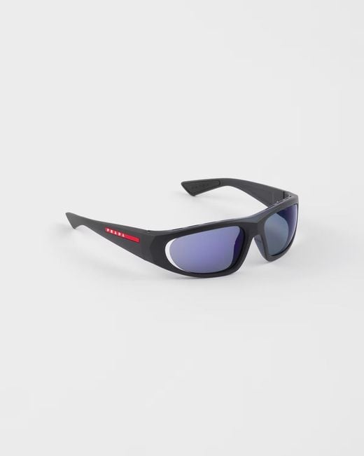 Prada Linea Rossa Blue Active Sunglasses for men
