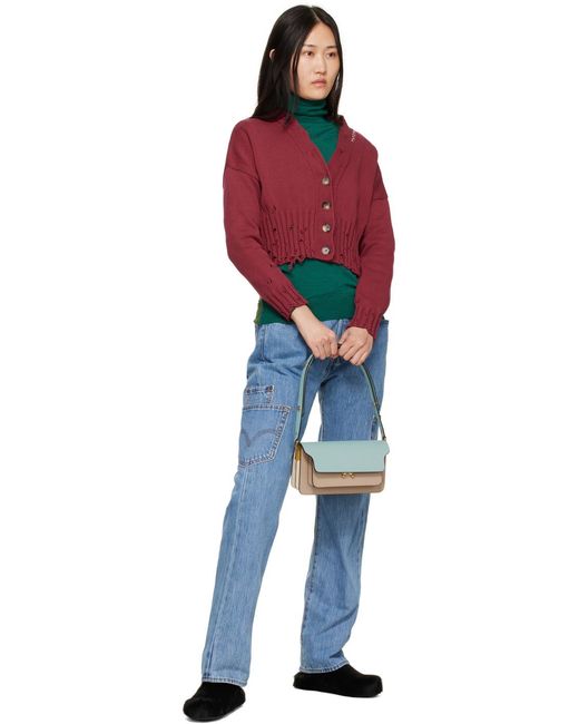 Marni Blue Trunk Bag E/W