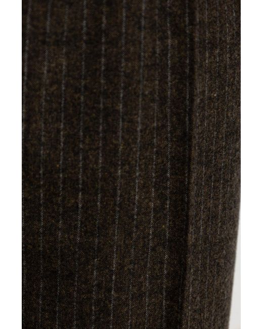 Isabel Marant Gray Lisetta Pinstripe Trousers
