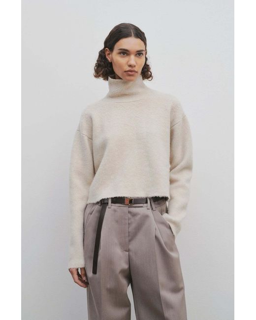 The Row Natural Erise Merino Wool Jumper