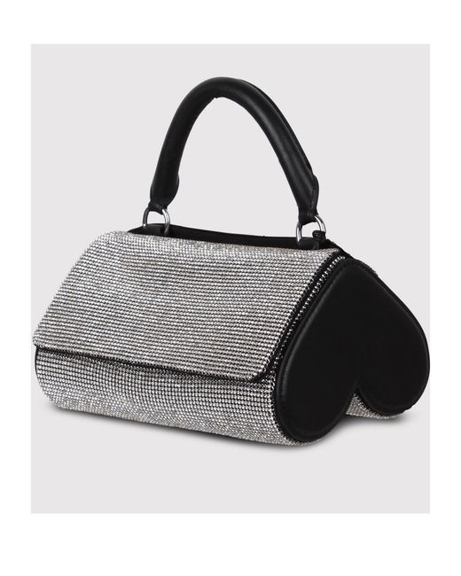 Kara Metallic Crush Mesh Clutch Bag