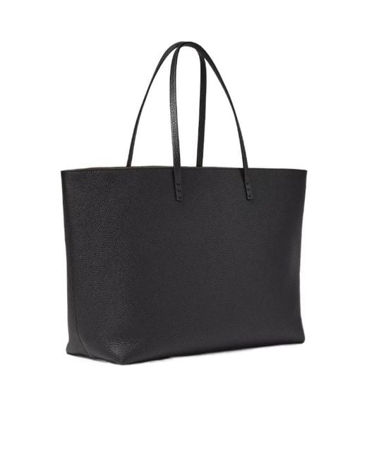 Fendi Black Medium Roll Tote Bag