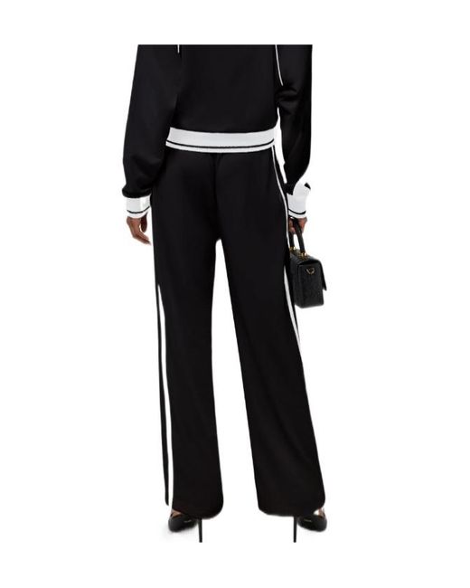 Amiri Black Side-Stripe Track Pants