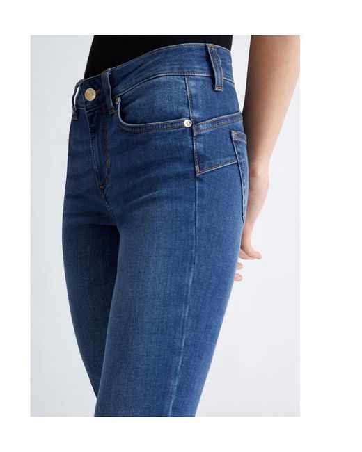 Liu Jo Blue Faded Slim Fit Jeans