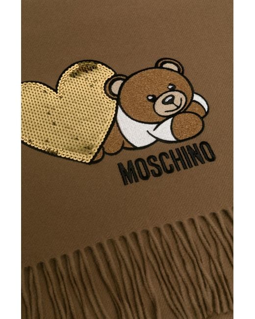 Moschino Metallic Wool Scarf for men