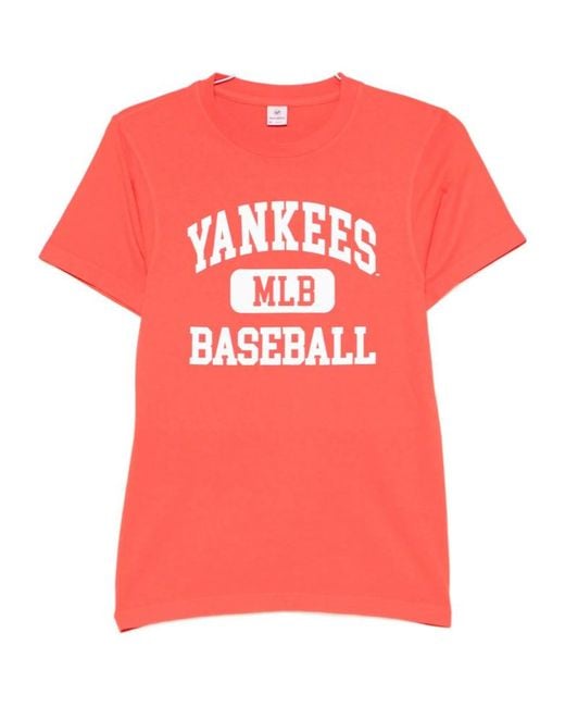 Sporty & Rich Pink Short-Sleeved T-Shirt