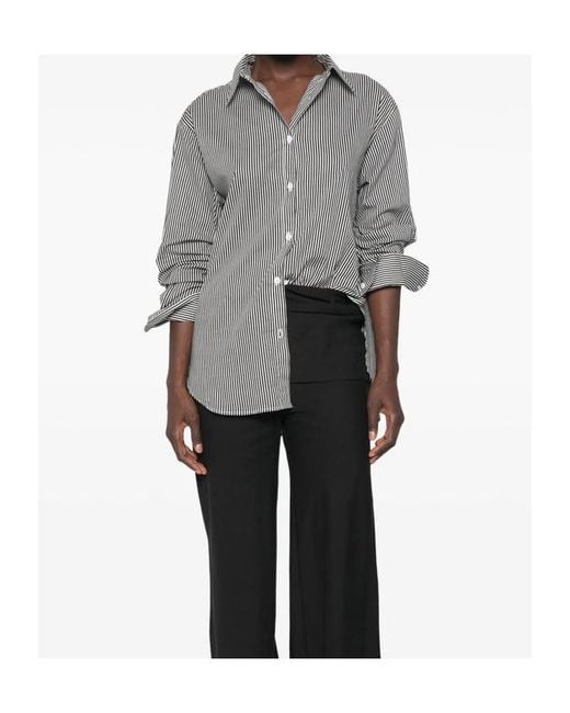 Frankie Shop Gray Long-Sleeved Shirt