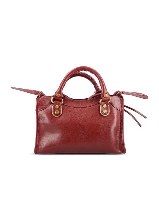 Balenciaga Red Le City Uptown Mini Bag