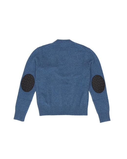 Bottega Veneta Blue Long Sleeved Knitted Jumper