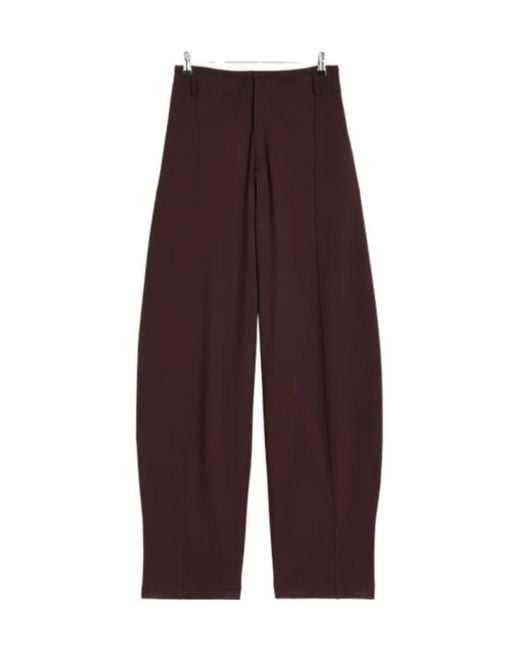 Lemaire Purple Relaxed Volume Pants