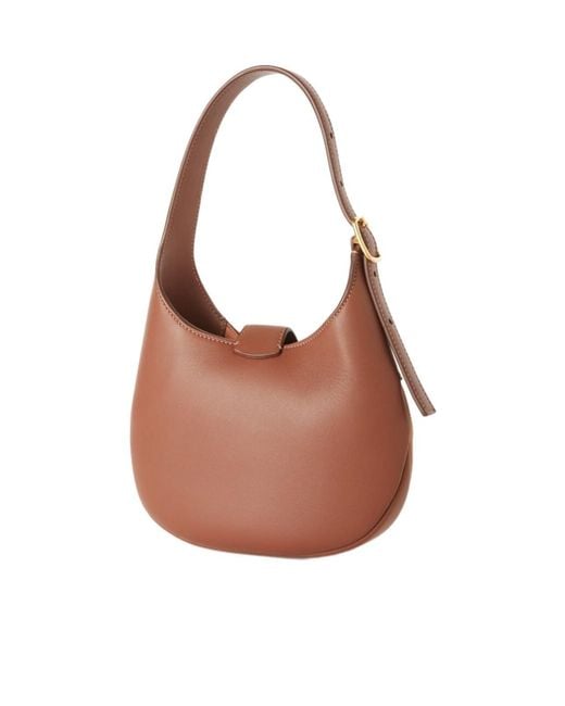 Loro Piana Brown Mini Bobbin Bag