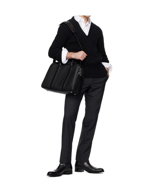 Tom Ford Blue O'Connor Pleated Wool Casual Pants for men