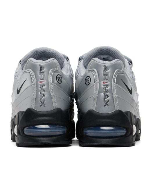 Nike Gray Air Max 95 Lace-Up Sneakers for men