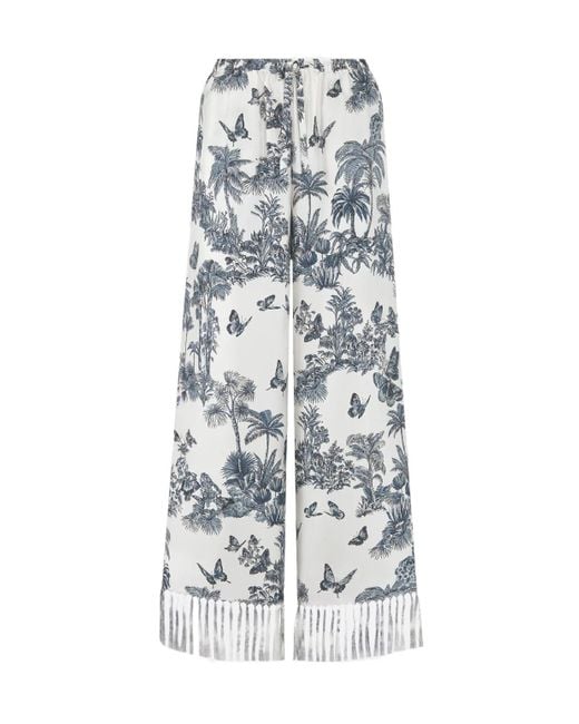 Dior White Iviera Pants