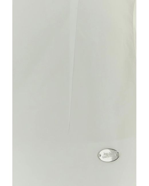 Jean Paul Gaultier White The Garter Shirt