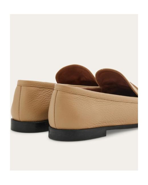 Ferragamo Brown Gancini Loafer