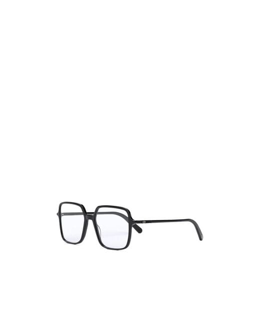 Dior White Eyewear Square Frame Glasses