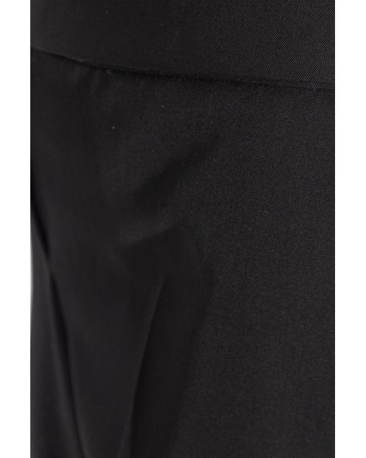 Stella McCartney Black Pleated Front Trousers
