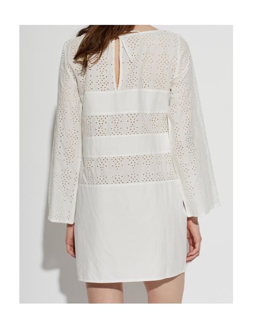 Posse White Long-Sleeved Dress