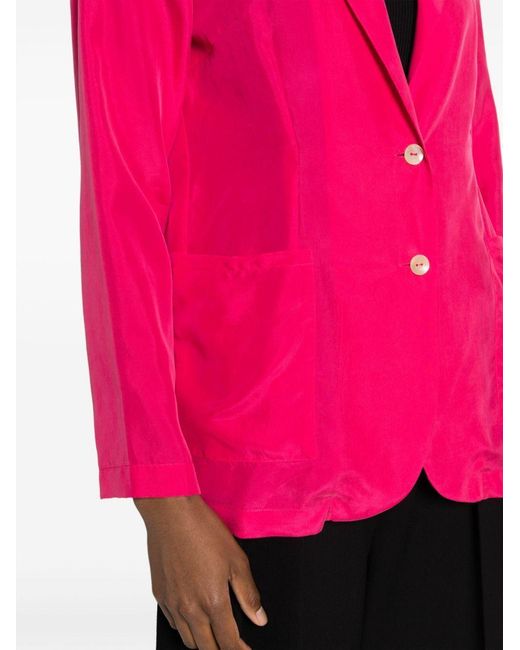 P.A.R.O.S.H. Pink Long Sleeved Suit Jacket