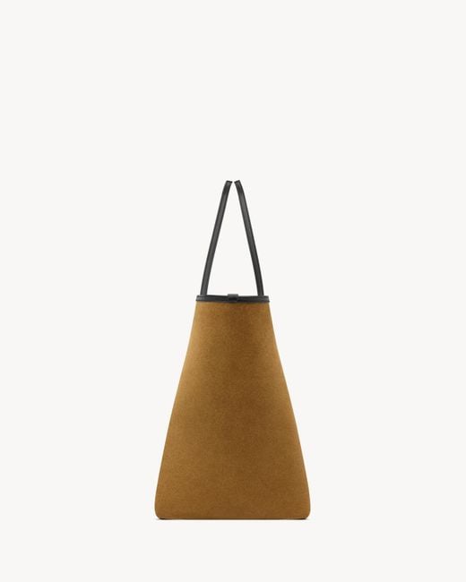 Saint Laurent Brown Double-Handled Handbag