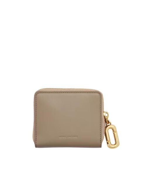 Marc Jacobs Natural Zip-Around Compact Wallet