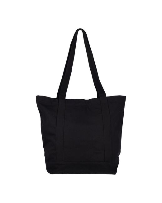 Raf Simons Black Logo-Patch Detail Tote Bag for men