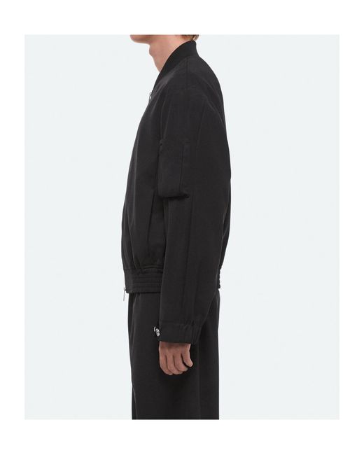 Helmut Lang Black Wardrobe Bomber for men