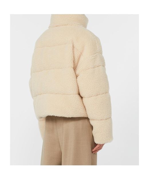 Weekend by Maxmara Natural High Neck Terry Jacket