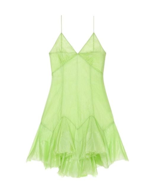 Givenchy Green Strapless Dress