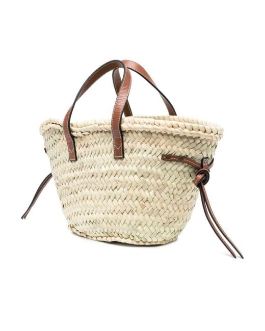 Isabel Marant Metallic Logo Embossed Tote Bag