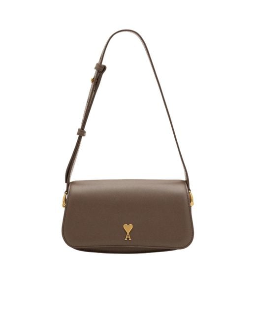 AMI Multicolor Ami Ami De Coeur Logo Detailed Crossbody Bag