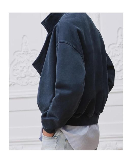 Dior Blue Homme Draped Sweatshirt for men