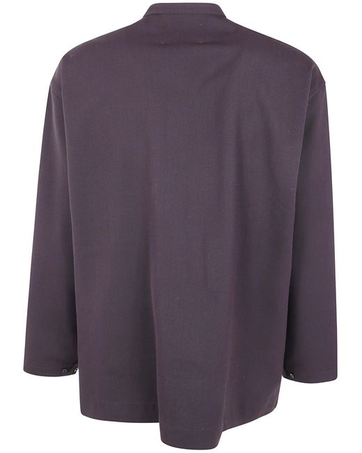 Studio Nicholson Purple Button Shirt for men