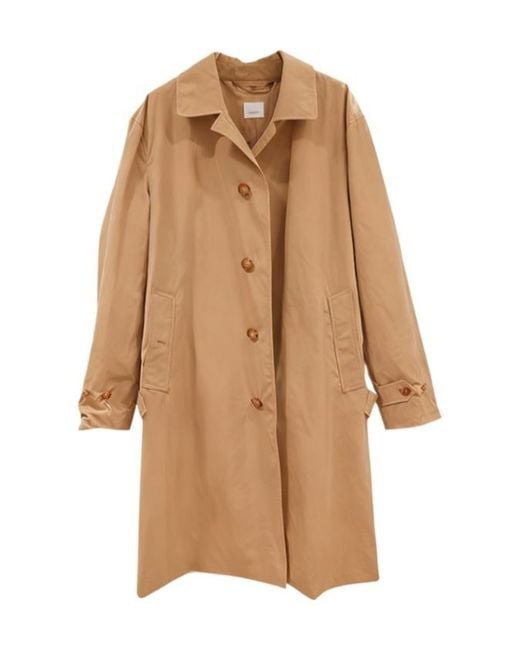 Burberry Brown Single-Breasted Trench Coat for men