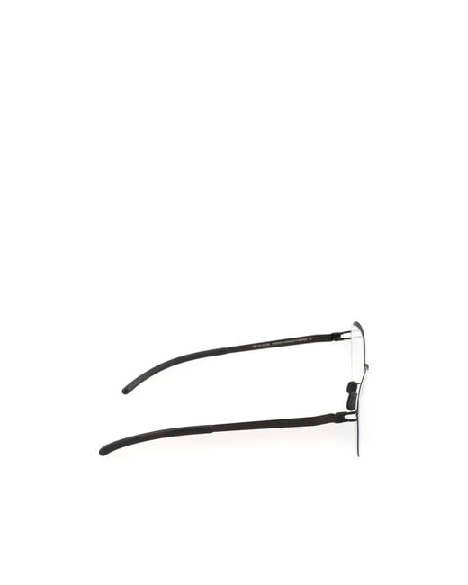 Mykita Metallic Geometrically Framed Flat Mirror for men