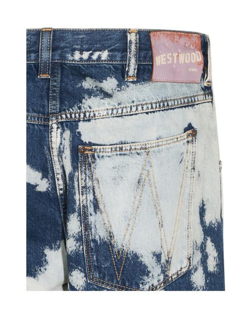 Vivienne Westwood Blue Jeans With Belt Loops for men