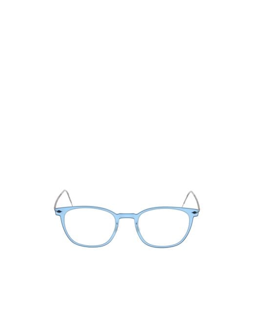 Lindberg White Square Frame Glasses