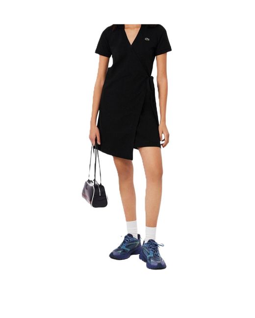 Lacoste Black Shortsleeve Dress