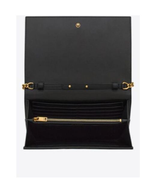 Saint Laurent White Cassandre Matelassé Carre Crossbody Bag