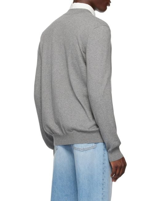 A.P.C. Gray Joseph Cardigan for men