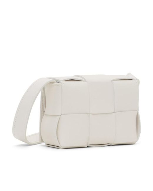 Bottega Veneta Natural Cassette Mini Crossbody Bag