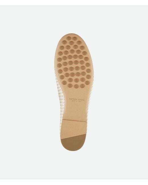 Bottega Veneta White Rosa Ballerina Shoes
