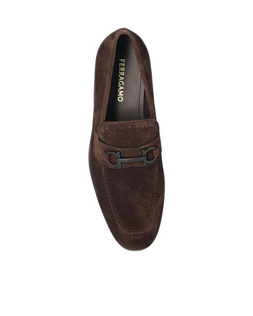 Ferragamo Brown Foster Loafers for men