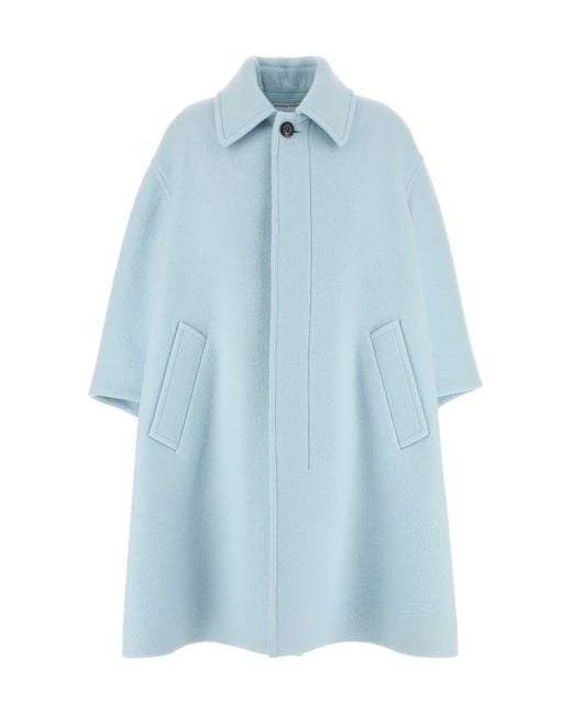 Bottega Veneta Blue Oversized Coat