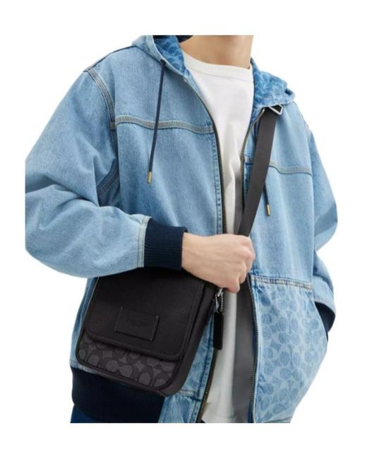 COACH Black Lucas Crossbody Bag for men